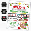 community holiday movie night party invitation